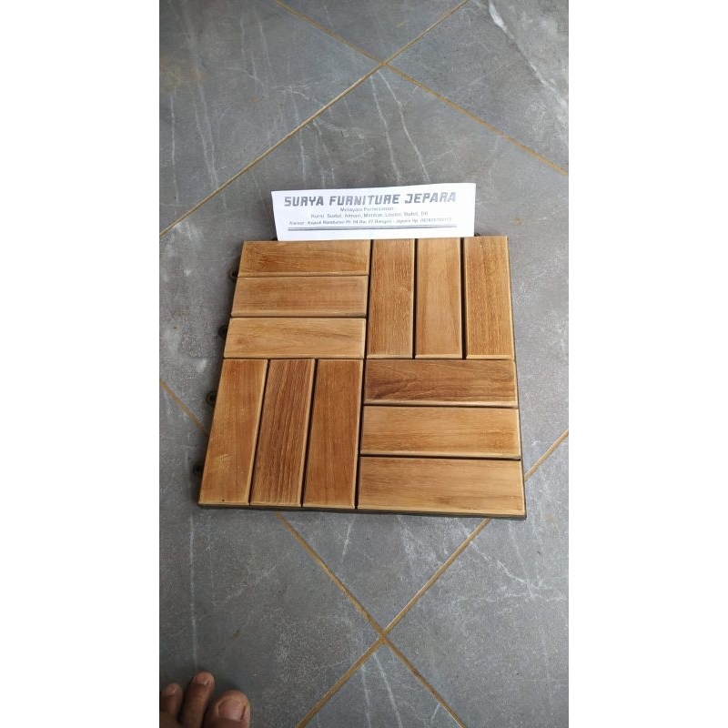 parkit lantai kayu jati