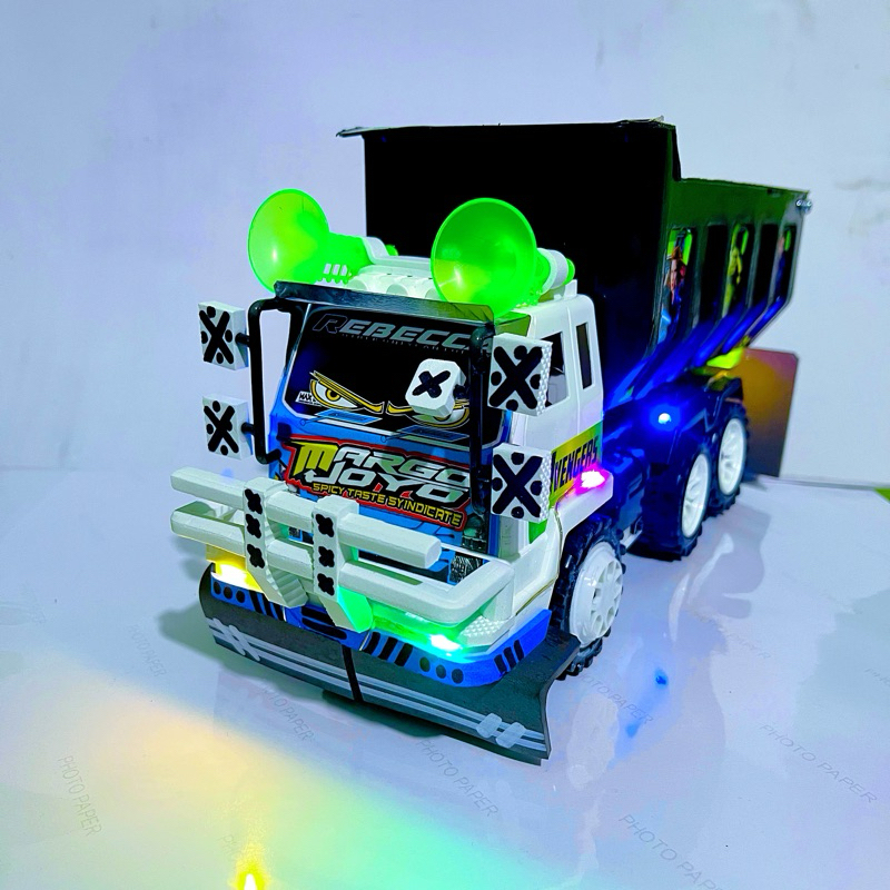 Mobilan Truk Miniatur/ Mainan Anak Dump truk Besar