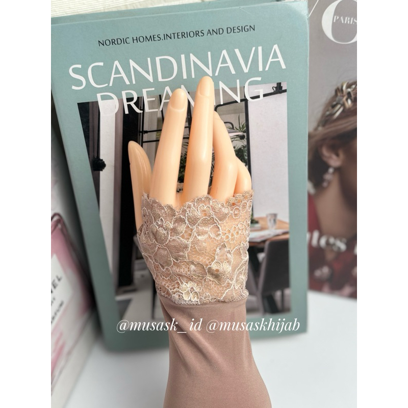 HANDSOCK RENDA JEMPOL / HANDSOCK RENDA PINGGIR / HANDSOCK JEMPOL RENDA