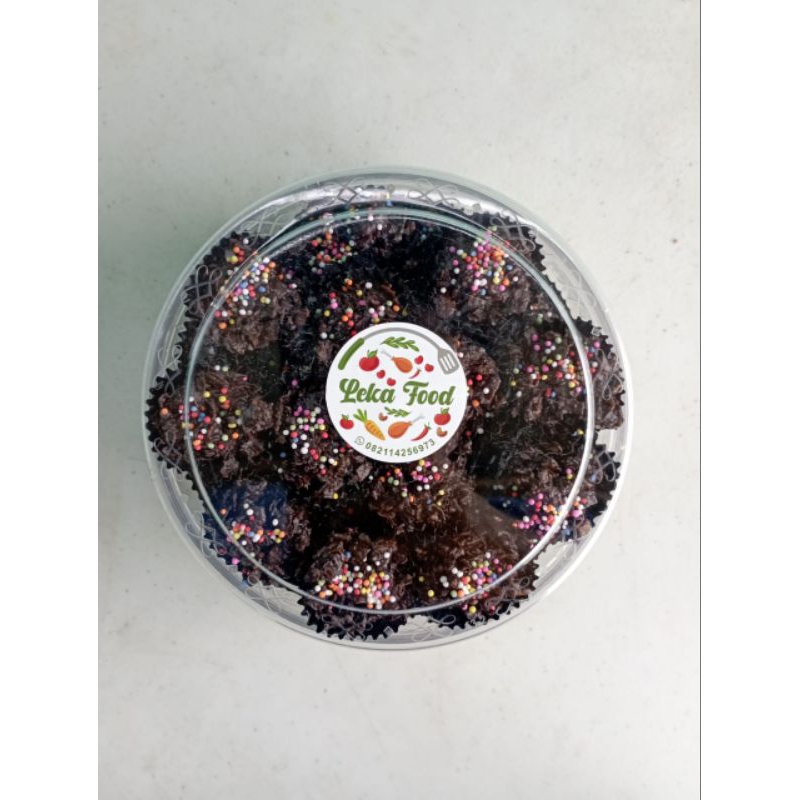 

kue cornflakes coklat