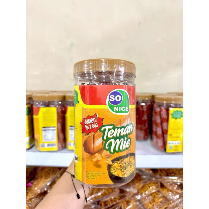 

sonice teman mie sosis 1 toples isi 17pcs