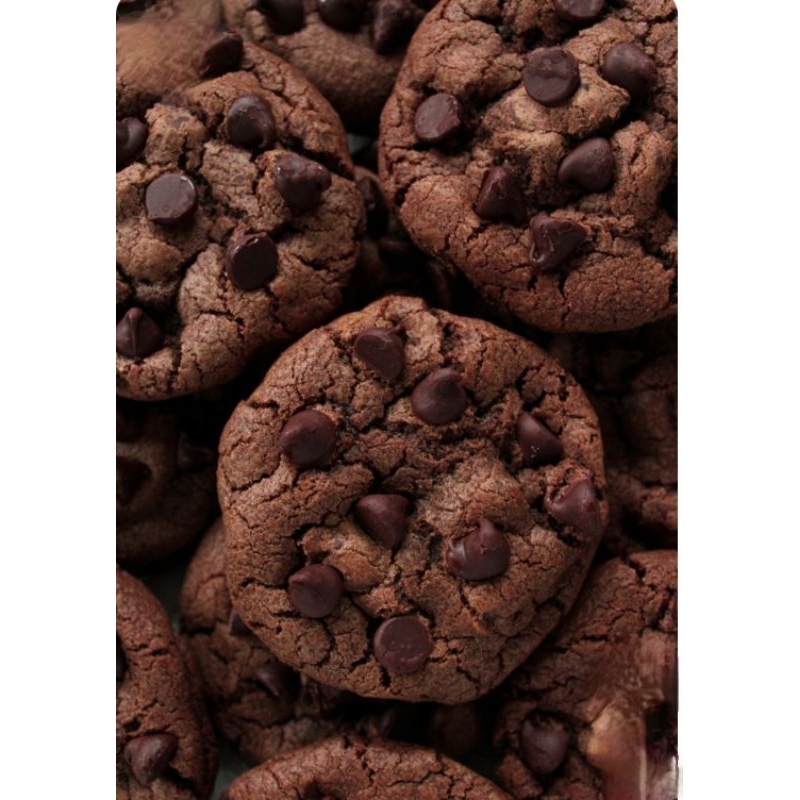 

kue kering kue lebaran kue enak kue camilan kue hantaran kue hamper double chocolate chip cookies