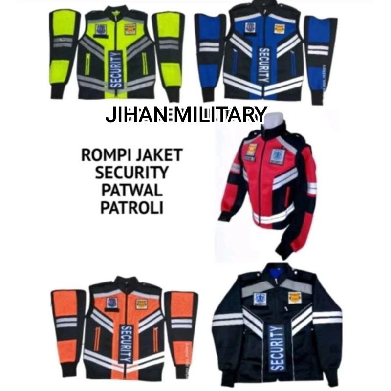 Jaket security,rompi jaket satpam, jaket pria wanita