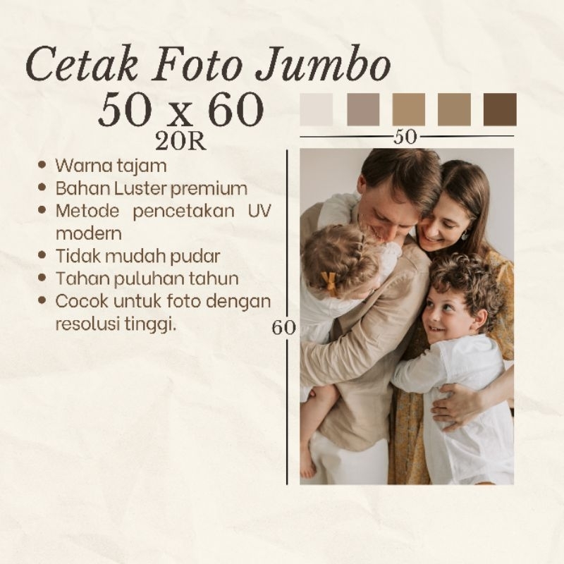 CETAK FOTO 50X60