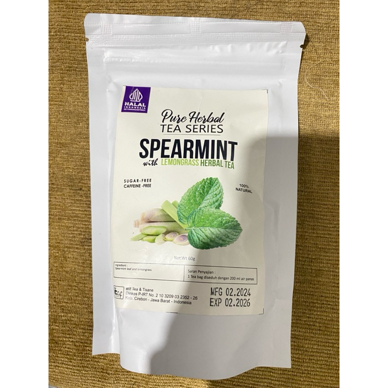 

Spearmint Tea (Teh Herbal Untuk Penyembuhan Jerawat) Original 100%