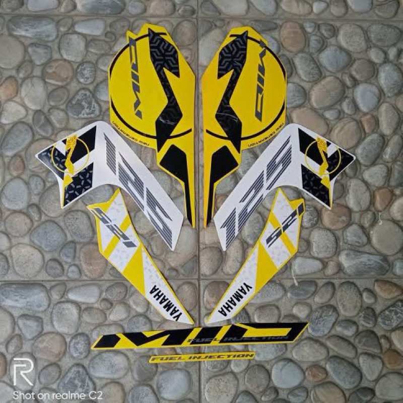 STRIPING MIO M3 KUNING