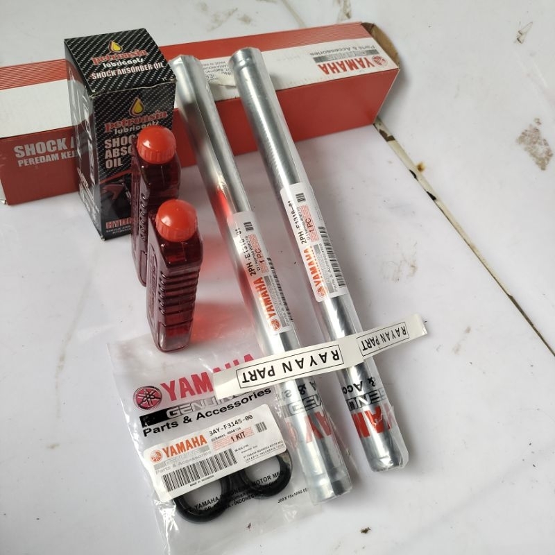 sok depan Mio soul gt 125 sil oli sok kanan kiri