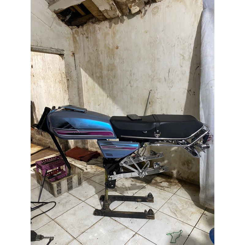 BODY SET CB AIRBRUSH FULL TATANAN BEGEL PANJANG TANGKI CB PRESS AREM KAZE FOSTEP K15 K45 SLEBOR PRES