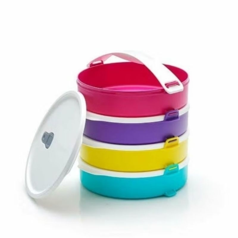 Tutup Rantang Tutup Seal Click To Go Round Tupperware 20,5cm