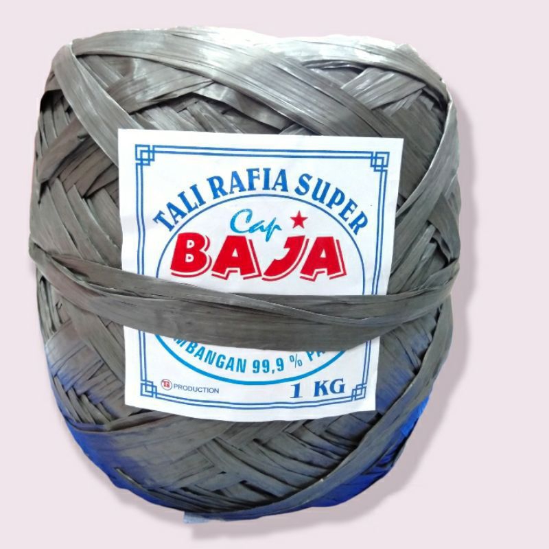 

Tali Rafia 1/2KG 1KG Cap Baja Warna Hitam Merah Hijau Kuning Ungu Biru Orange