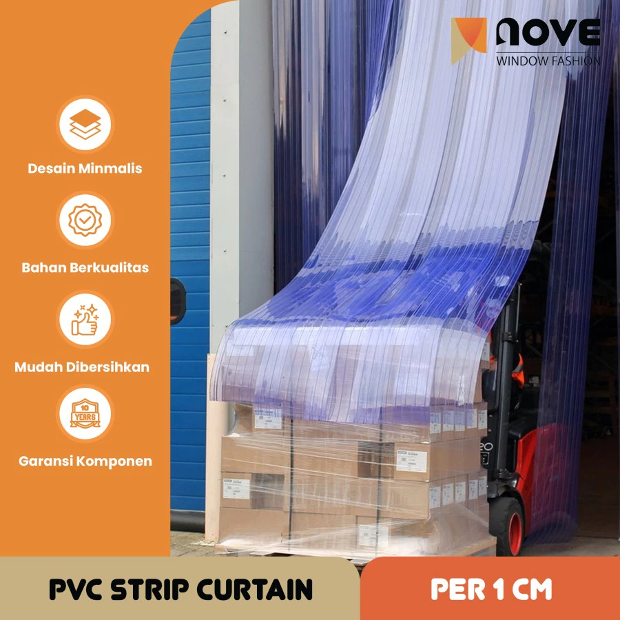 Nove Pvc Strip Curtain - Tirai Pvc Custom - Tirai Plastik PVC