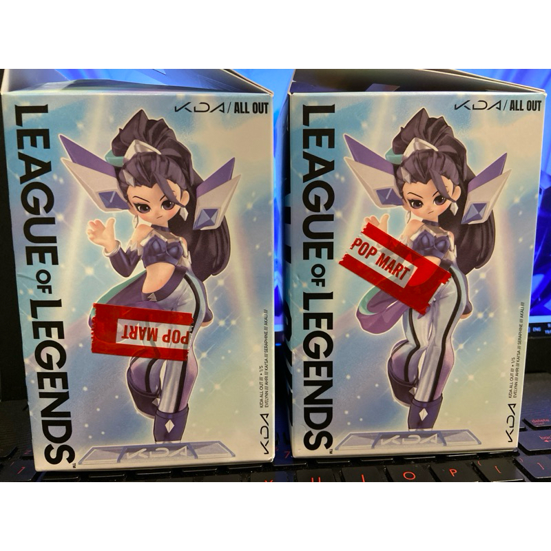 k/da LoL KDA league of legends x popmart blind box figure selected akali dan seraphine