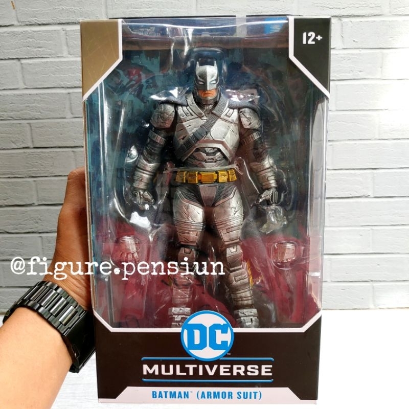 DC MULTIVERSE MCFARLANE BATMAN ARMORED (ARMOR SUIT) BATMAN V SUPERMAN BVS DAWN OF JUSTICE ACTION FIG