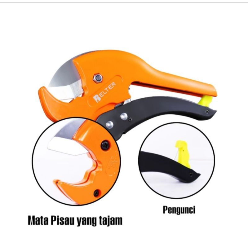 NEW CutterPipePVC Pipa PPR Pipa PE PipaPEX Pipa HDPE Pipa PVCConduit 42mm GuntingPipaPPR 1-1/4