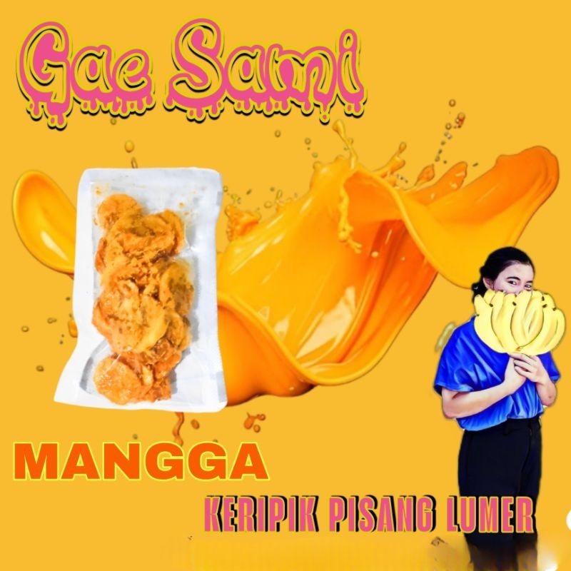

Keripik Pisang Lumer "Gae Sami" Rasa Mangga 50g