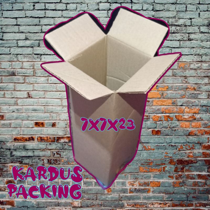 

kardus packing UK 7x7x22 kardus besar kardus kecil