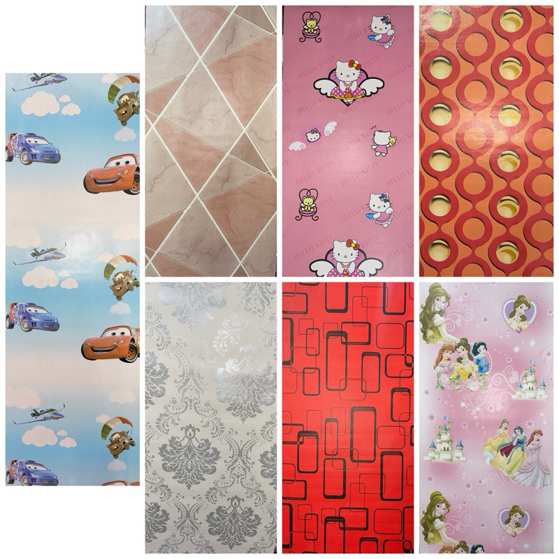 WALLPAPER STIKER DINDING 8-10 METER | WALLPAPER STIKER DINDING MURAH | STICKER DINDING