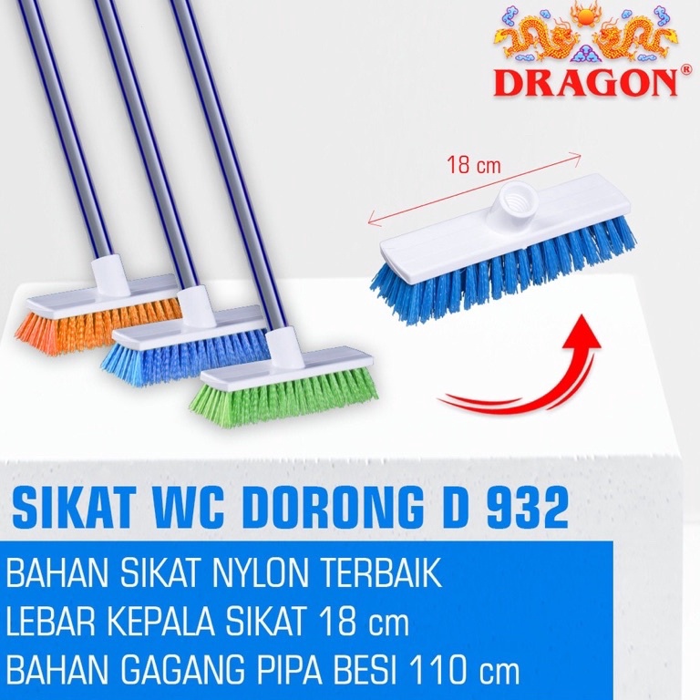 Hot Quality Sikat Dragon Dorong D932