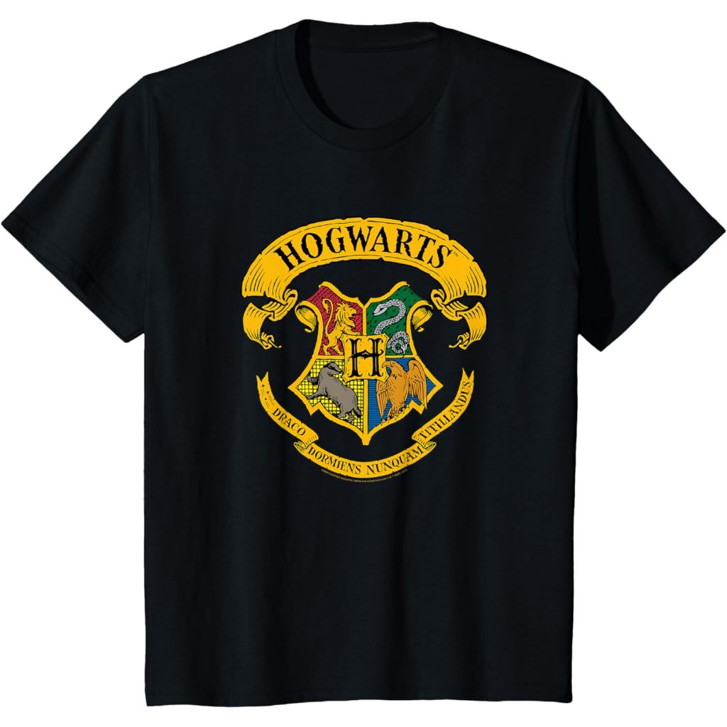 Baju Kaos Anak Harry Potter Hogwarts Crest T-Shirt