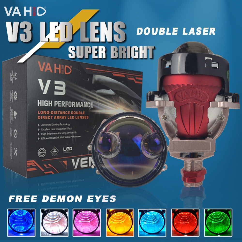 Biled Projector Double Laser Lens Venus 3 Vahid | Biled Laser 3 inch V2 Vahid | 3.0 LED Projector Le