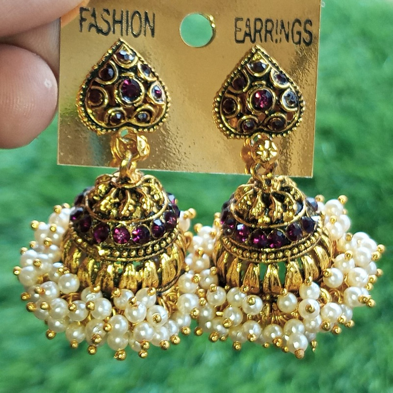 ANTING JHUMKA INDIA PREMIUM|ANTING INDIA| ANTING JHUMKA PEARL