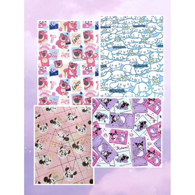 

Kertas Kado Sansan Wawa Motif karakter Kuromi Lotso Hello Kitty cinnamorol Mickey Minnie princess Cars Doraemon unicorn bear beruang happy birthday Spiderman frozen dinosaurus kids cute kertas kado cewe cowo perempuan