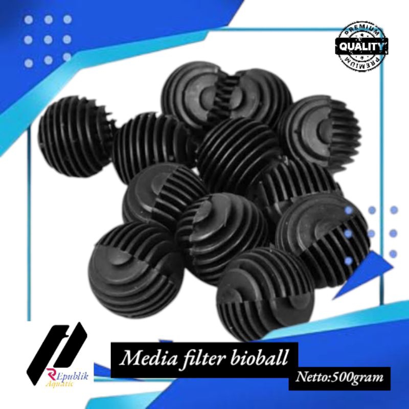 Bioball 500 gram / bioball golf / bioball / media filter / media filter aquarium / media filter kola