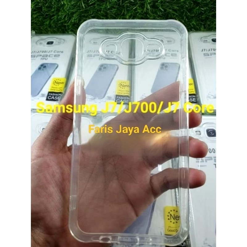Softcase Casing Samsung J7 2015 J7 Core bening transparan