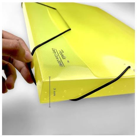 

Tas wadah dokumen kertas kantoran dan sekolah ukuran folio tebal 3 cm Topla - Box File Case TOPLA 2090 folio F4