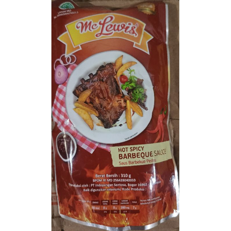 

Mc lewis hot bbq 310g