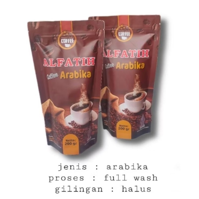 

kopi bubuk arabika al fatih asli 200gr