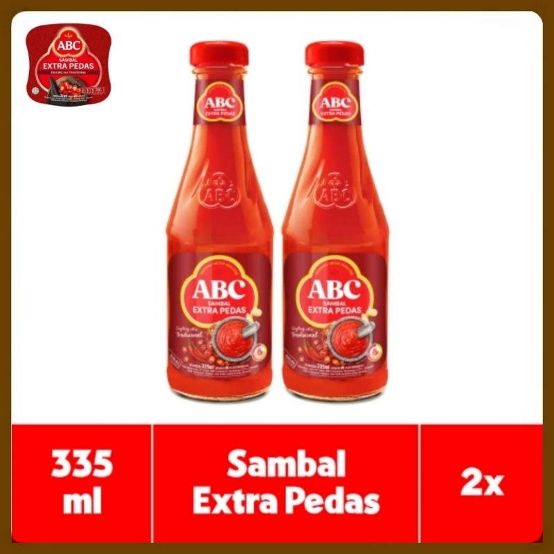 

ABC Sambal Extra Pedas 335 Ml 2X