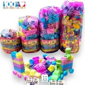 MG MR. BLOCK LEGO BLOK BESAR WARNA WARNI YANG SANGAT MENARIK MAINAN EDUKASI ANAK