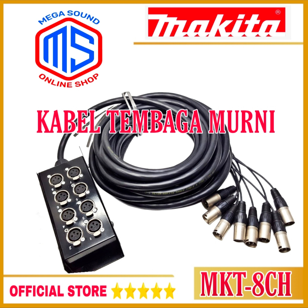 Makita Kabel Snake 8channel kabel 10meter