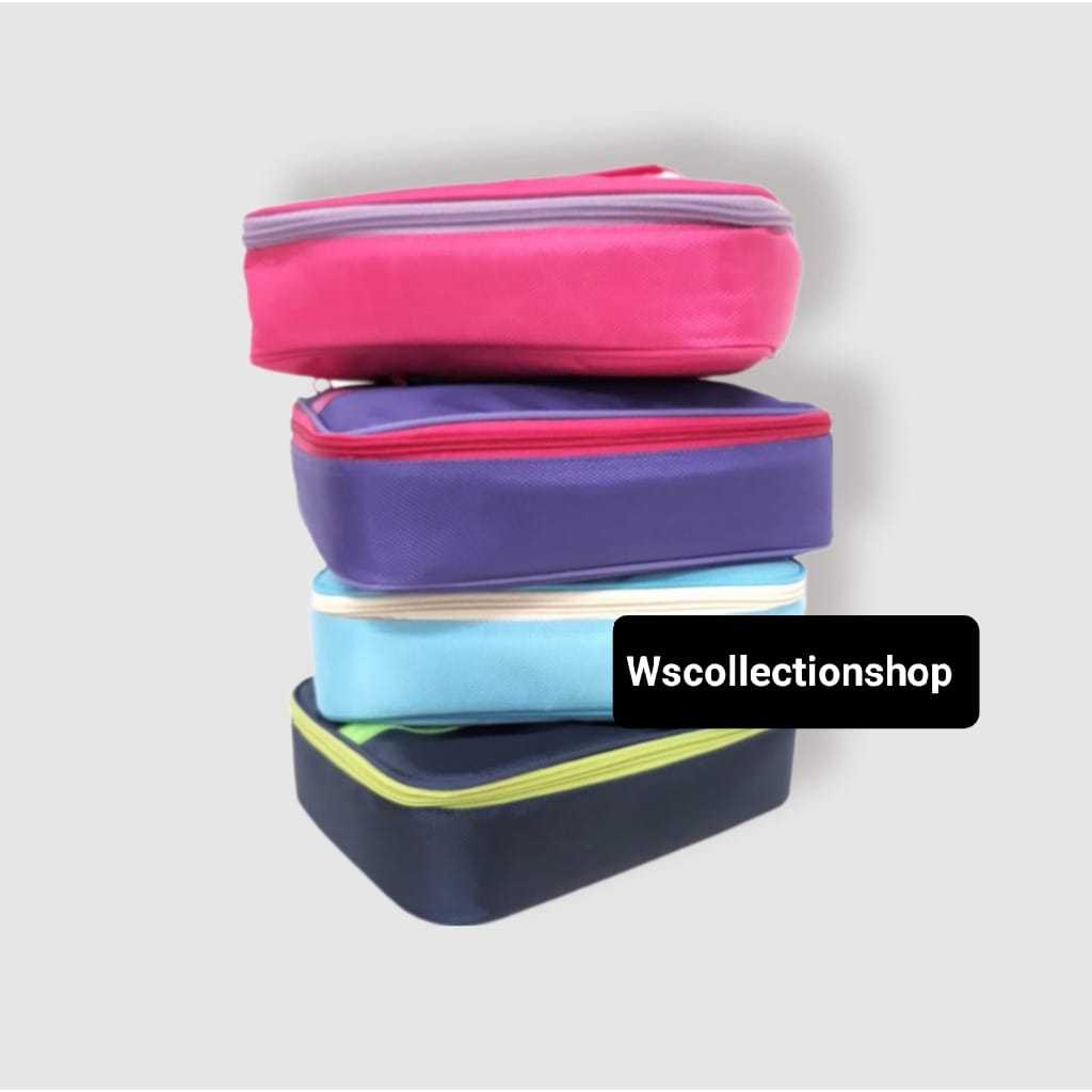 LUNCH BOX/ TEMPAT MAKAN ANAK/ Tas Bekal Lunch Cooler Bag Box Makanan Alumunium Kotak Makan Anak