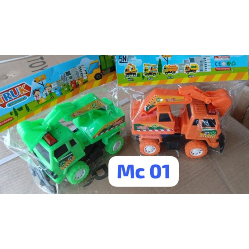 Mainan Anak Truk Crane Mobil Lego