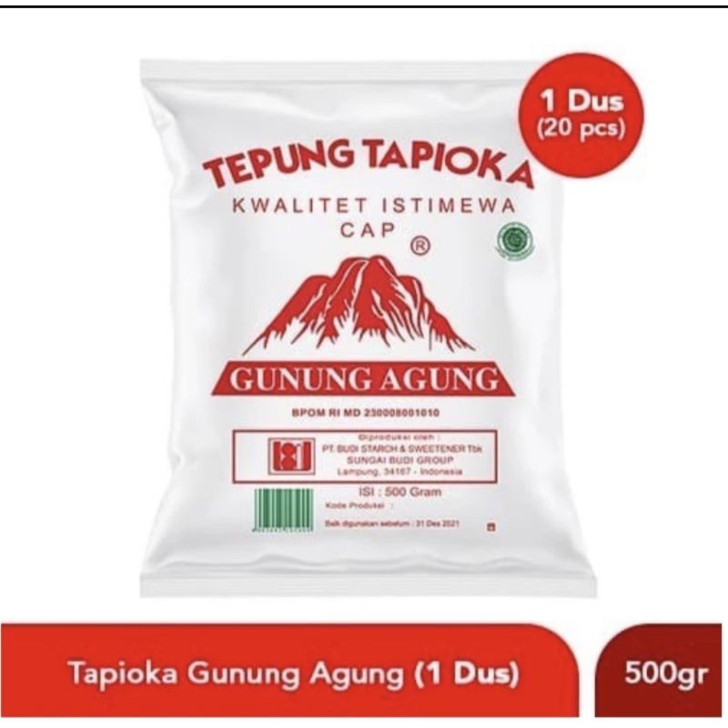 

TEPUNG TAPIOKA GUNUNG MAS 500 gram