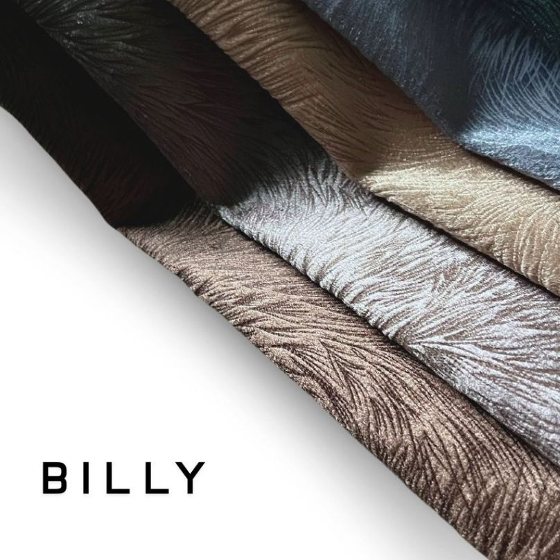 Bahan Kain Sofa Velvet Import – Kain Meteran Polos Emboss Premium (BILLY)