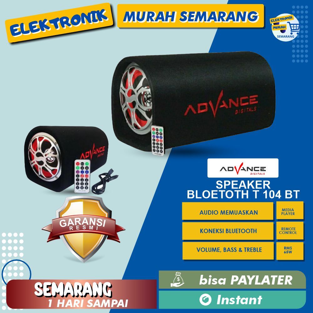 Advance Speaker Subwofer T104 BT 10inch Bluetooth