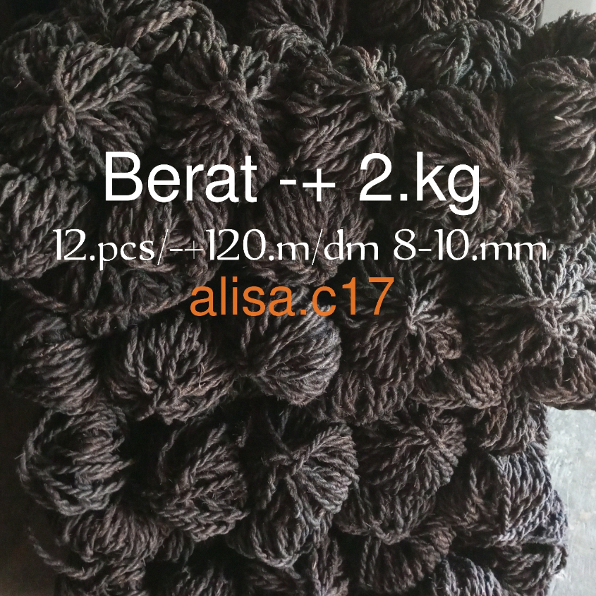 Tali Ijuk Hitam 120 Meter Tali Ijuk Gazebo Tali Ijuk Pengikat Bambu Tali Ijuk Anggrek Tali Ijuk Asli