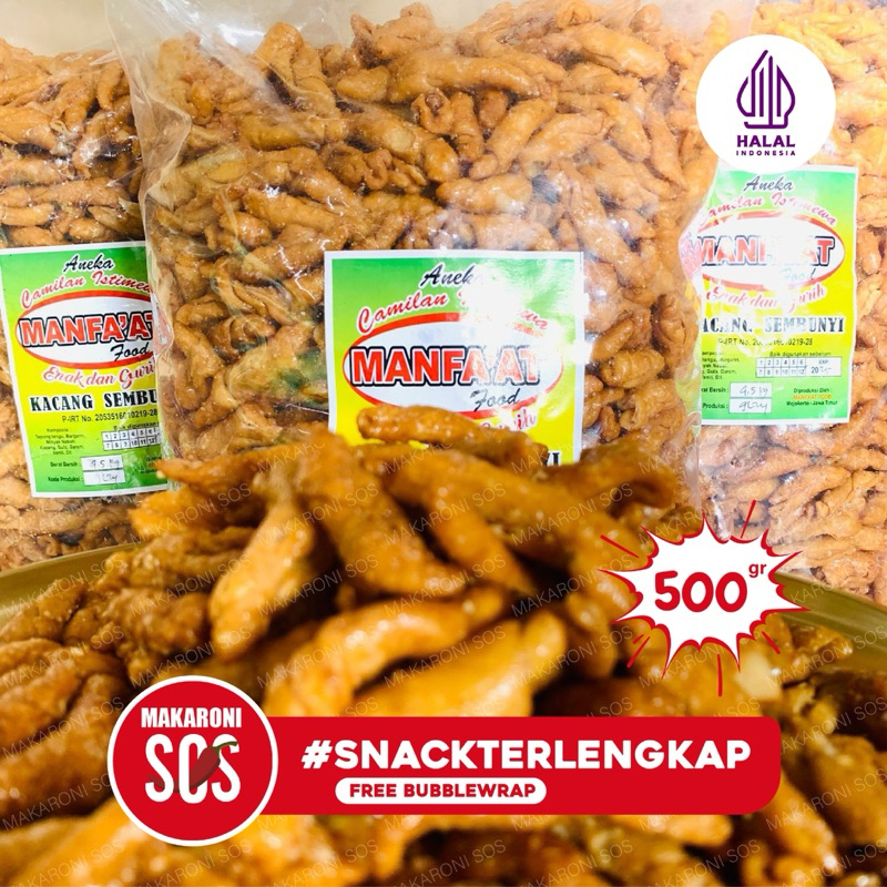 

Kacang Umpet Karamel 500Gr 1/2Kg Kacang Sembunyi Karamel Rasa Manis Gurih Lengket Karamel