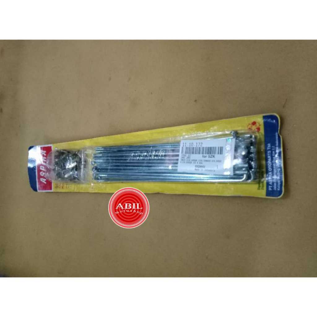 ruji ring 17 ukuran 172 win, shogun 125/110 akram, smash cakram, aspira