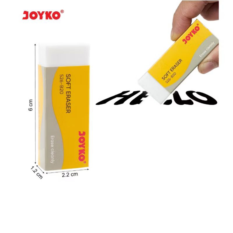 

Eraser / Penghapus Joyko Besar 526-B20 & ER-20BL