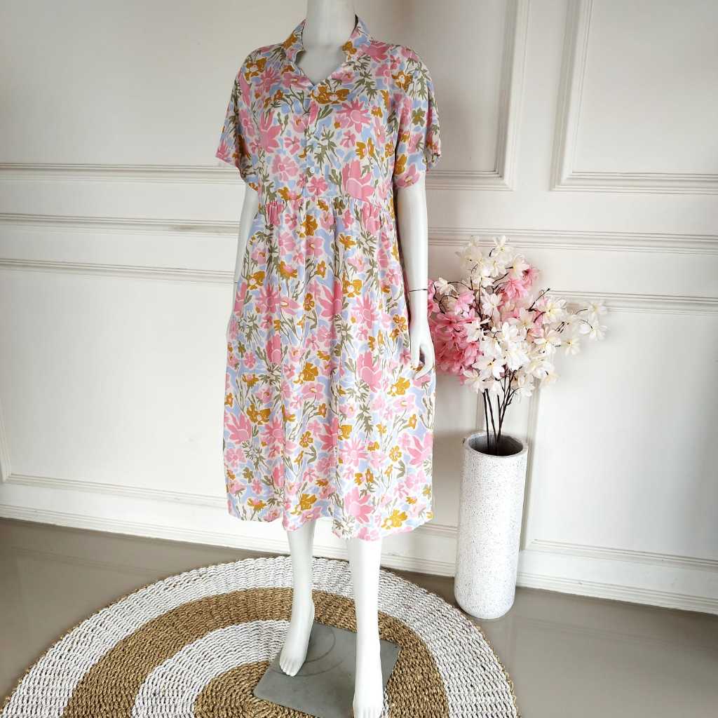 DASTER /  DASTER VIONA MOTIF / DRESS DAILY WEAR