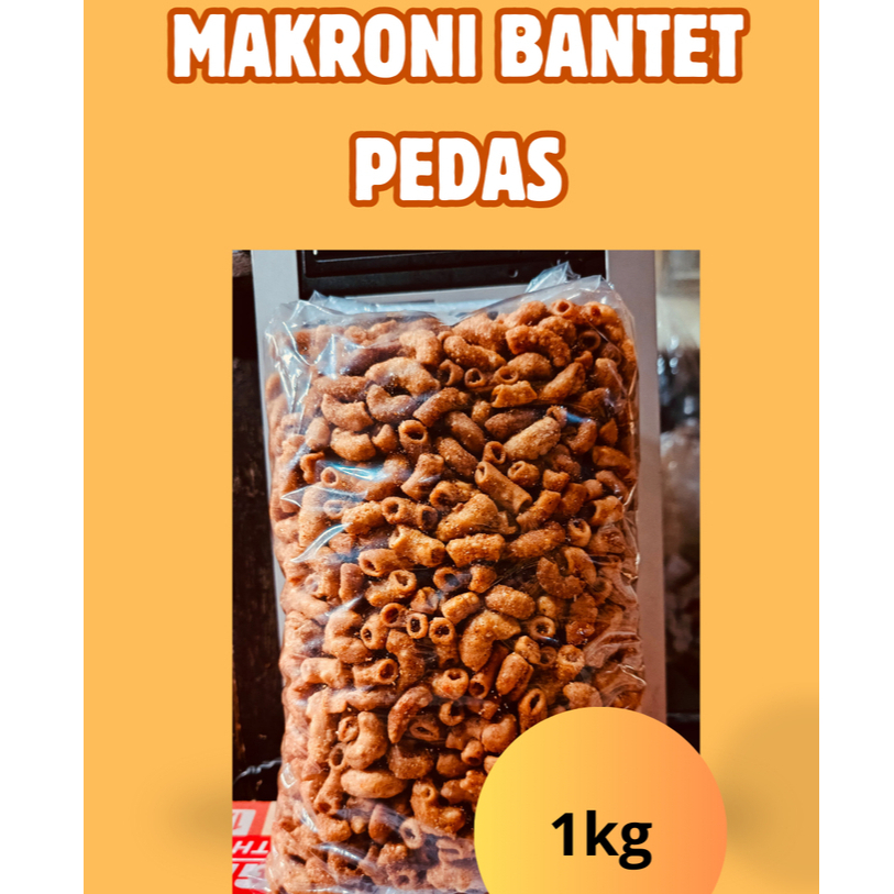 

makroni bantet pedas cikur 1kg asli garut