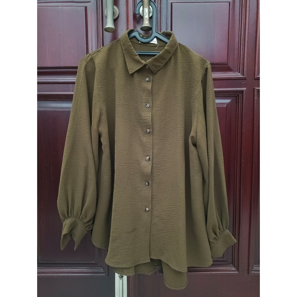 [PRELOVED] Dubai Army | Kemeja Wanita Lengan Panjang Dubai Army