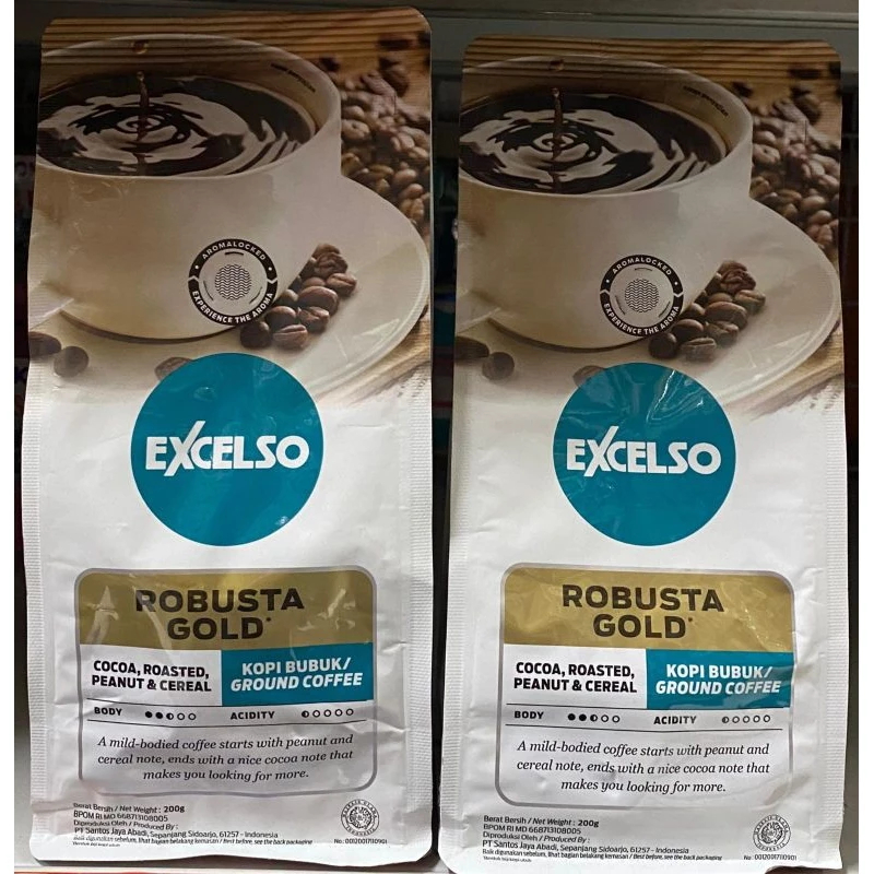 

Excelso Arabica & Robusta Gold 100gr pouch