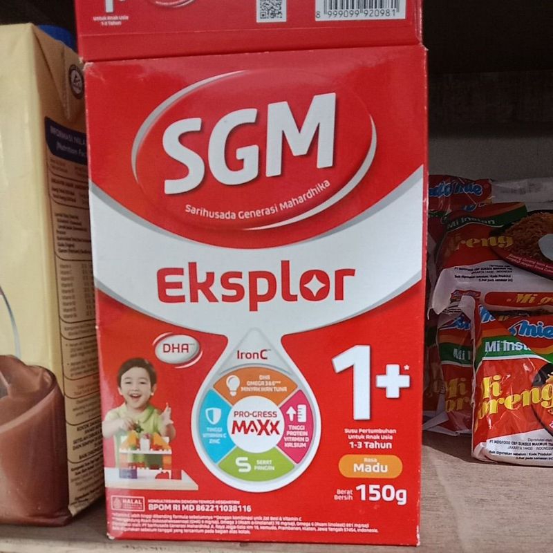 Susu SGM 1+ Eksplor Rasa Madu - 150gr