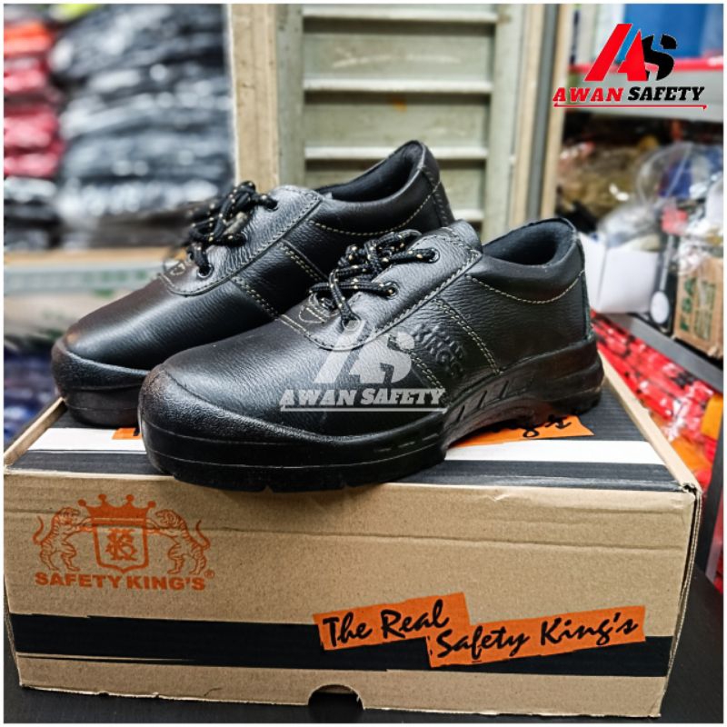 SEPATU SAFETY KINGS KWS 800X ORIGINAL / Sepatu Pria Kulit asli/ Sepatu Kerja Safety Model Pendek Kin