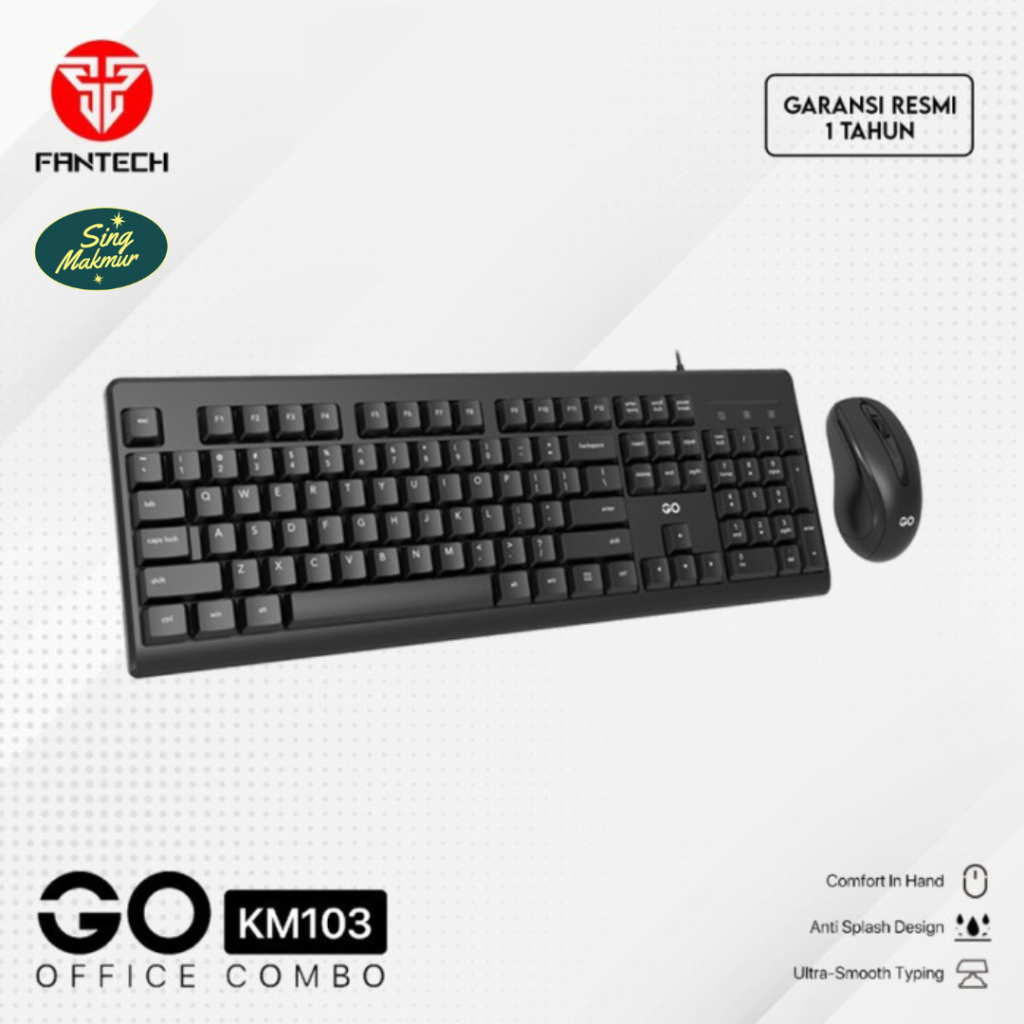 Fantech Keyboard Mouse Office Combo GO SERIES KM103 KM-103